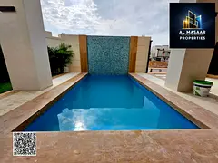 Two-story villa with a rooftop, elevator, and swimming pool. Freehold ownership for all nationalitie