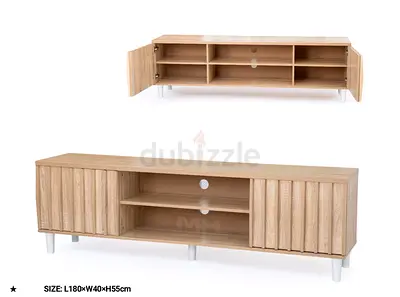 Stylish Wooden TV Stand with Ample Storage