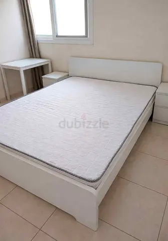 Ikea queen size askovol bed frame and Ikea mattress