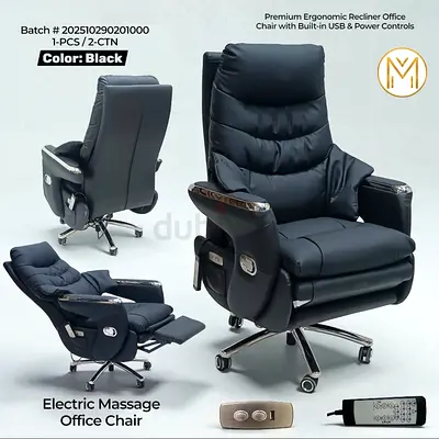 Executive massager heavy-duty chair leather