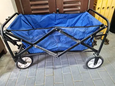 Blue  Carriage for Easy Transport