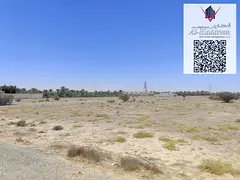 Residential land for sale in Ajman - Al Manama 9, On the asphalt road.