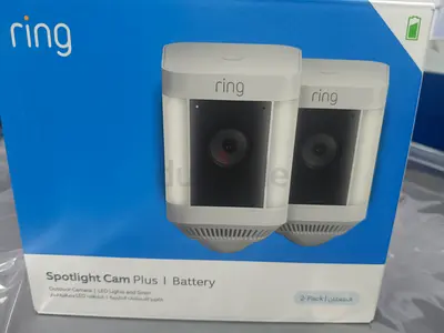 Ring Spotlight Cam Plus Battery - 2-Pack for Ultimate Home Security