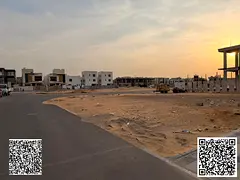 Transfer Free!!Prime location!! Corner G+2 Villa Plot For Sale in Al Helio 2 Ajman