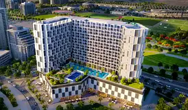 1BR with Burj Khalifa View | Binghatti Cullinan | Prime City Living | 702.45 AREA / ALJADAF / DUBAI