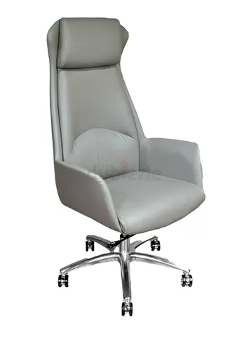 Executive highback leather revolving heavy-duty chair