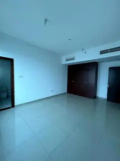 For rent in Sharjah, Al Majaz 2 area Close to Al Buhaira Police 2 bedrooms and a living room with a