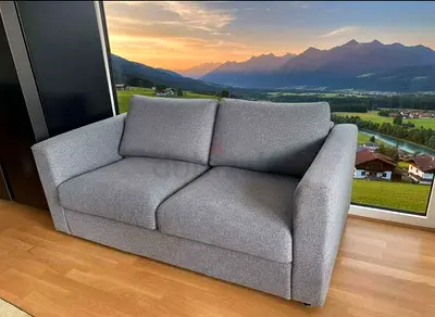 Cozy and Modern Grey Sofa for Sale
