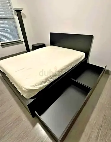 Stylish and Functional queen Bed with Storage
