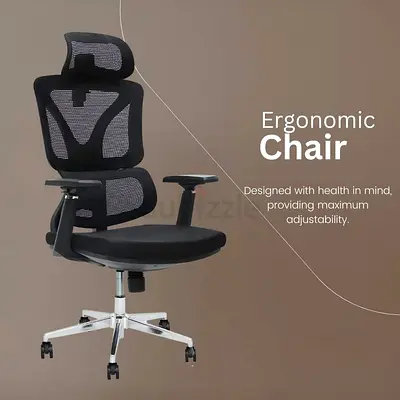 Ergonomic executive mesh revolving chair