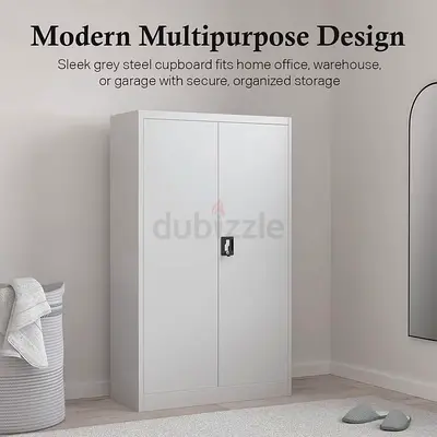 Modern Steel Storage Cupboard for Office or Home