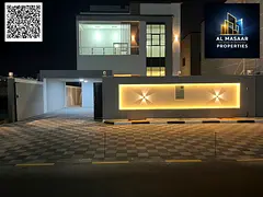 Luxury modern villa for sale, two floors and a roof, 4800 sq ft, high-end finishes, price includes a