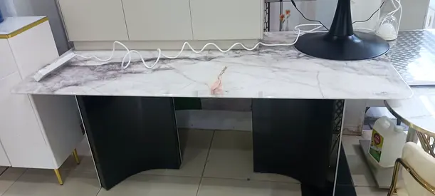 Elegant Marble Dining Table 180×90cm