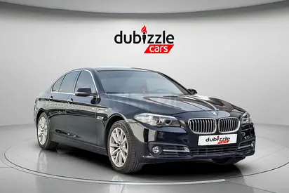 AED 1496/month | 2016 BMW 5-Series 520i | GCC Specs | Ref#422462