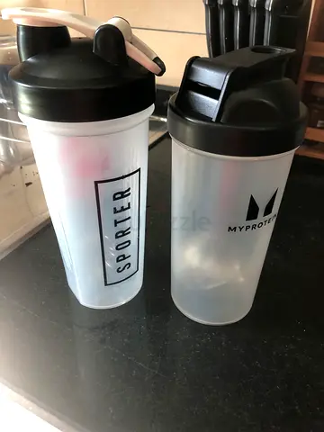 Two Quality Sports Shakers for Smoothies and Protein Drinks