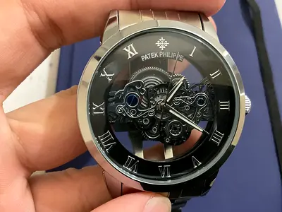 Luxury Patek philippe see through watch