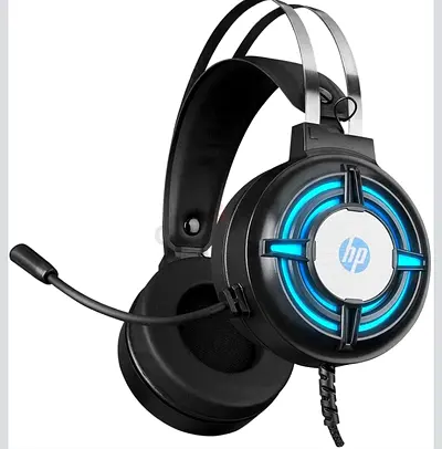 HP سماعة راس للالعاب H120 بمنفذ USB بدبوسين مع ميكروفون تحكم (اسود).    للمعرفه الرجاء التواصل معي