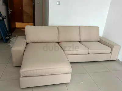 Kivik three seater with chaise L shape sofa