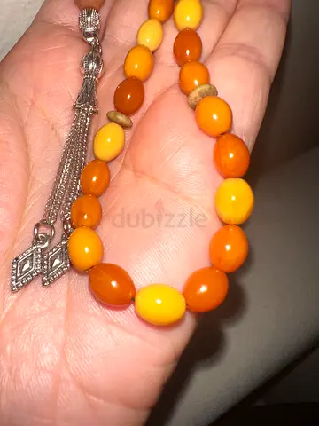 Amber Prayer Beads
