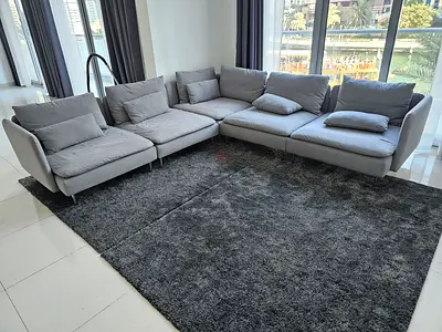 Great Condition Ikea Sodhremn Corner Sofa Light gray