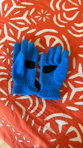 Blue Woollen Gloves for cold weather- Columbia brand