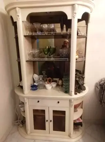 Elegant Vintage Display Cabinet