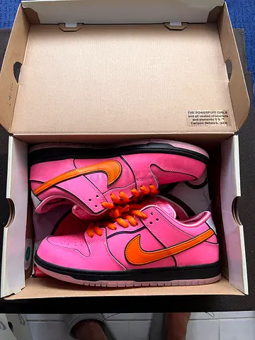 Nike sb dunk powerpuff girls blossom sz 10US