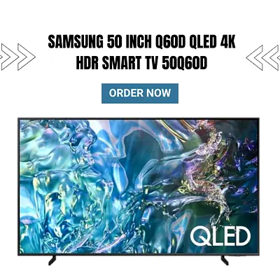 Samsung 50 Inch Q60D QLED 4K HDR Smart TV 50Q60D
