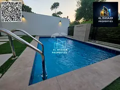 Luxury villa in the heart of Al-Zawraa golf courses, in the heart of nature, including electricity,