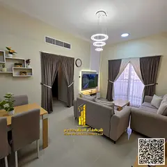 The most luxurious and beautiful fully furnished one-bedroom apartment, first occupancy, for monthly