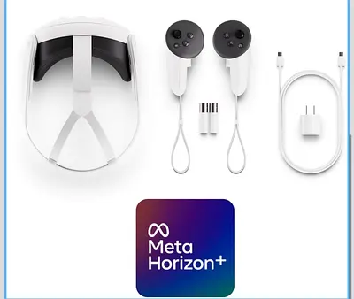 Meta Quest 3 512GB-BOBOVR S3 PRO- Link Cable with 18W Charging 5M