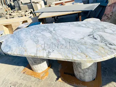 Elegant Marble Dining Table
