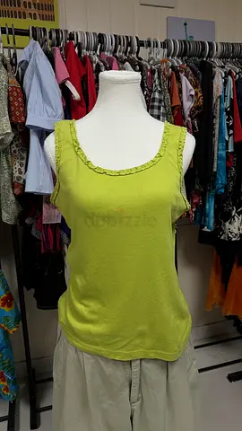 Y2K Casual Club Sleeveless Green Top