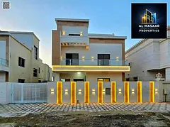 An opportunity to own a villa in Al Yasmeen - Ajman, elegant design and a distinguished location nea