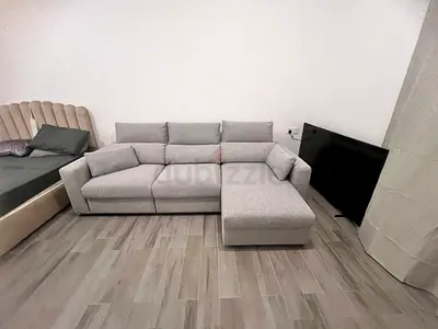 Ikea Eskilstuna light Grey L shape sofa