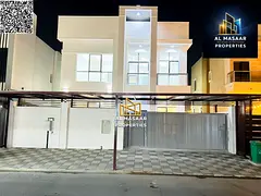 Villa in Al Yasmin, first occupancy, central air conditioning, freehold ownership for all nationalit