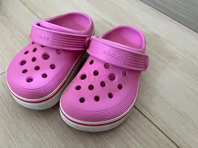 Cute Pink Crocs J1