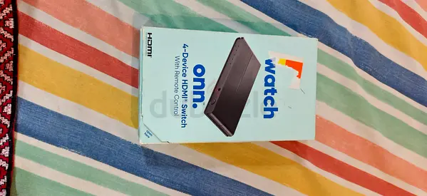 onn. 4-Device HDMI Switch for Seamless Connectivity