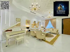 Villa for sale, fully equipped with air conditioning, electricity, and water, ready to move in, clos