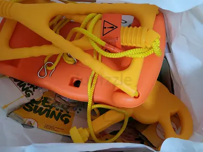 Colorful Eduplay Baby Swing with Safety Features