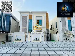 A modern villa, including registration and ownership fees, located opposite a mosque and directly se