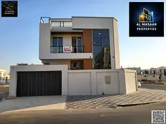A unique opportunity to own a villa with registration fees, featuring a spacious area in Al Yasmin n