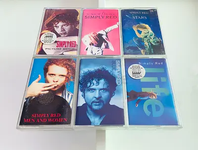 6 Simply Red Music Cassettes