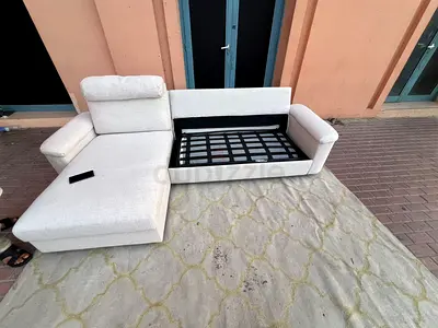 L shape lidhult pull out sofa bed with mattress ikea
