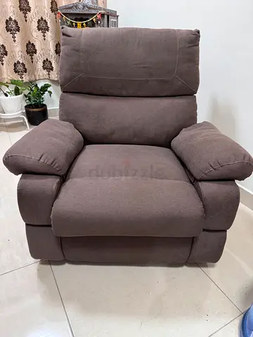 Comfy Fabric Recliner Chair