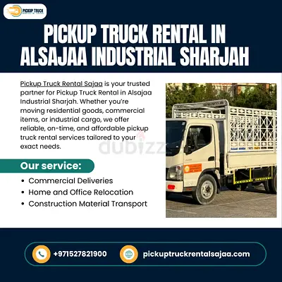 Pickup Truck Rental in Alsajaa Industrial, Sharjah