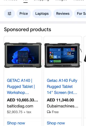 Getac A140 G2 Rugged tablet computer for commercial purpose available