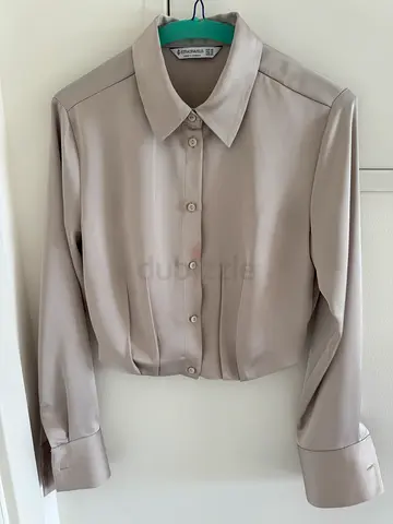 Elegant Silk Style Blouse - Size XS