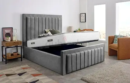 King Size Fully Customizable Bed with Hydraulic Storage