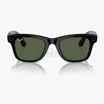 RAY-BAN RW4006 FRAME SHINY BLACK LENS G-15 GREEN